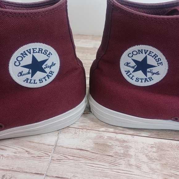 Converse Chuck Taylor II (discontinued) High Tops Maroon Lunarlon Men's Size 13 - Picture 11 of 15